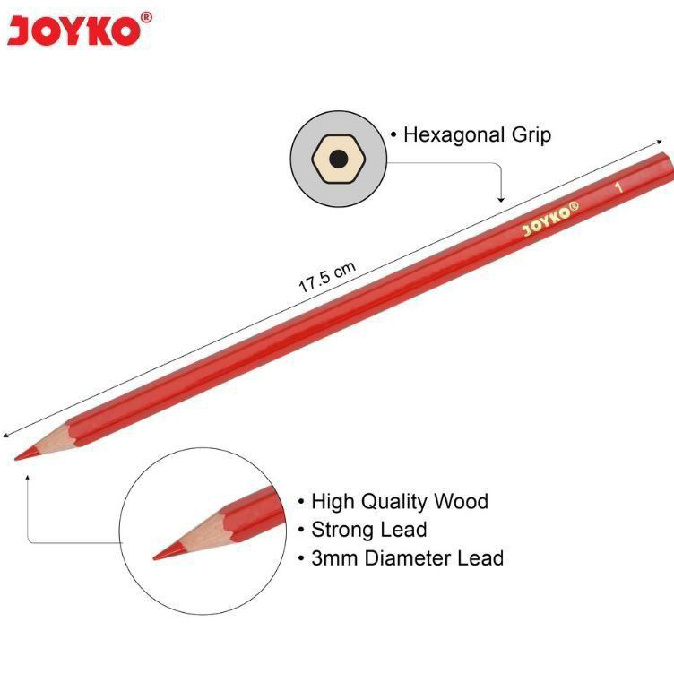 

Harga Murah Pensil warna Joyko 24 warna panjang CP-24PB ( 1set/24wrn ) Pasti Murah