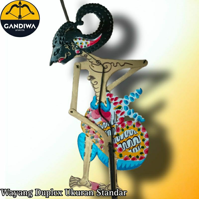 wayang kertas duplex arjuna Arjuno janoko