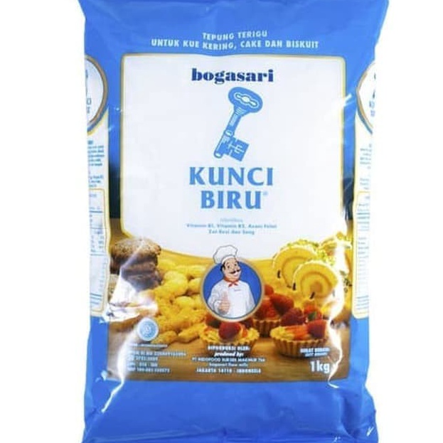 

↕➨⁑✲ Tepung Kunci Biru Bogasari 1kg