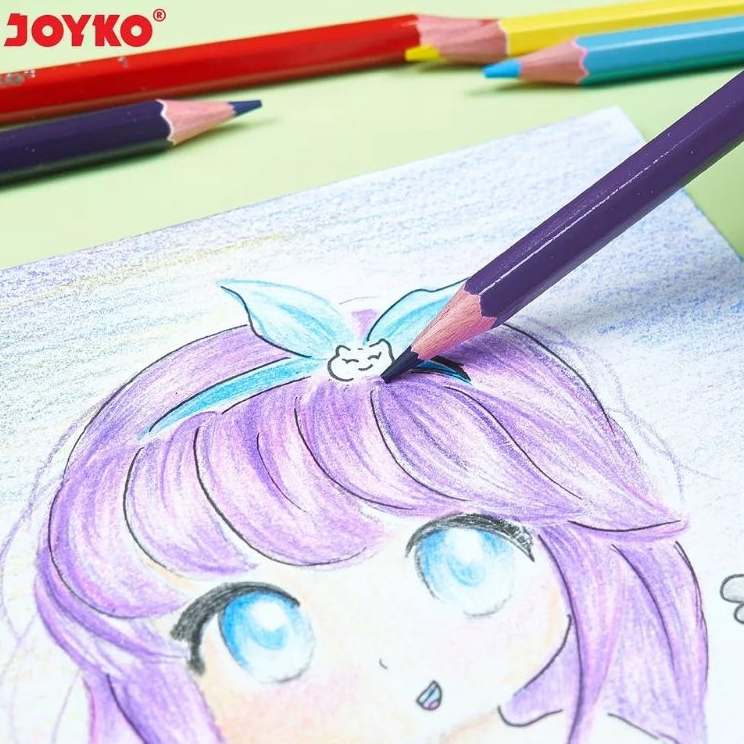 

Terupdate Joyko Bi-Color Pencils Duo Color 2 Warna Per Pensil Terkini