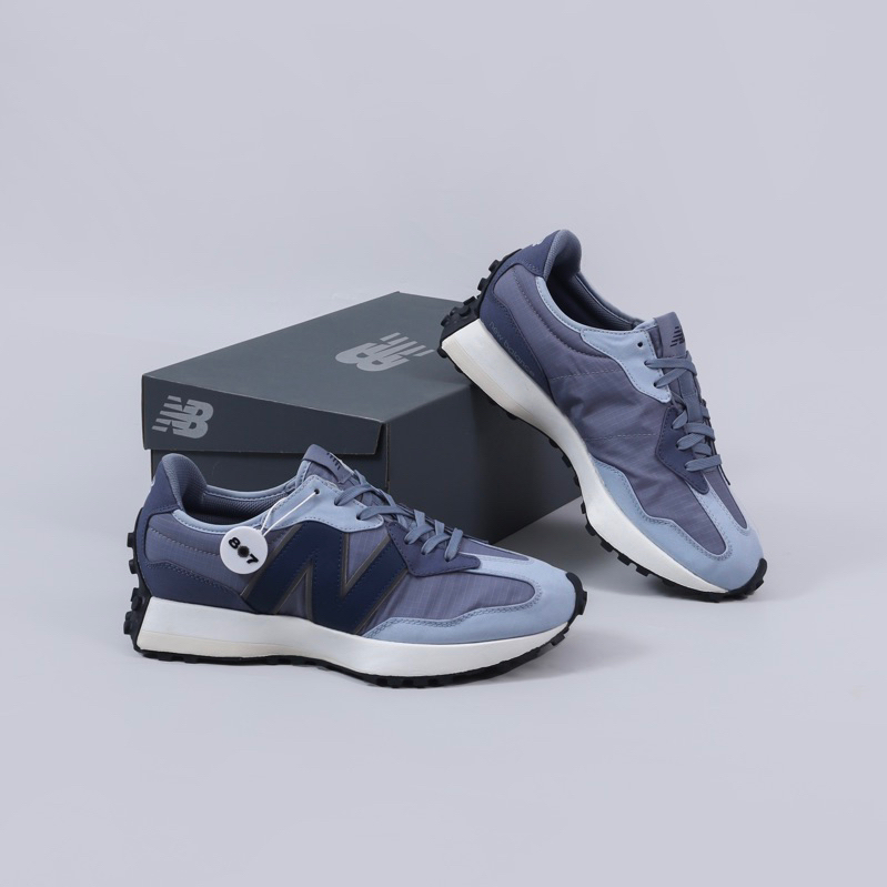 New Balance 327 Light Grey Navy