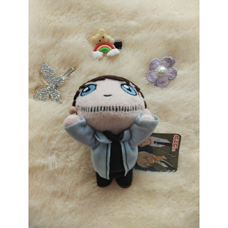 Nesoberi Hiromitsu Morofushi / Scotch Detective Conan Plush Keychain Doll