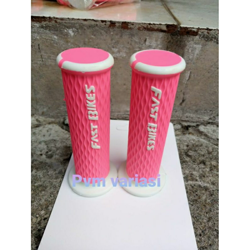 Handgrip Grip Kitaco pink  Handfat Motor Sarung Gas HandGrip Motor Variasi Warna Pink wajik Universa