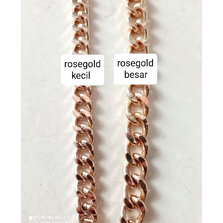 Seller Tali tas rantai besi import 3035 murah, tali tas rantai cantik, tali tas rantai siap pakai