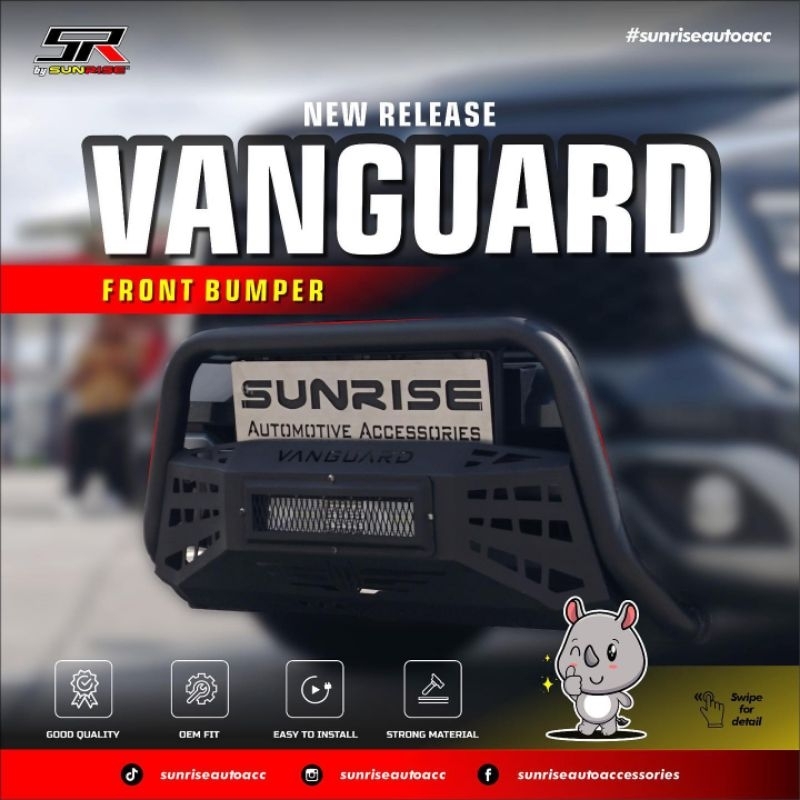 [styleispassion] Tanduk Bumper depan Avanza Xenia Veloz Xpander Fortuner 2022 2023