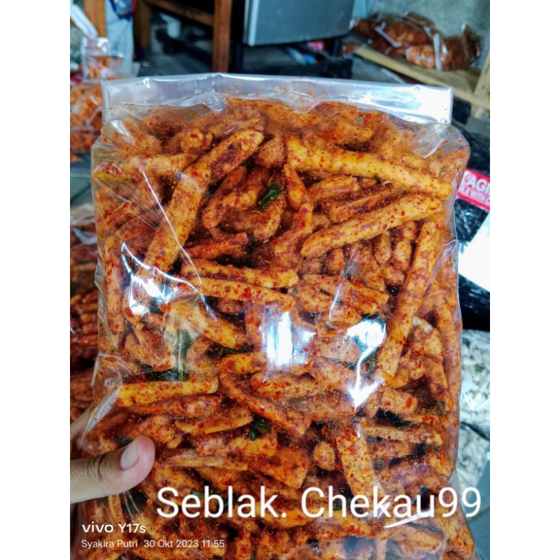 

Basreng stik pedas daun jeruk 1kg