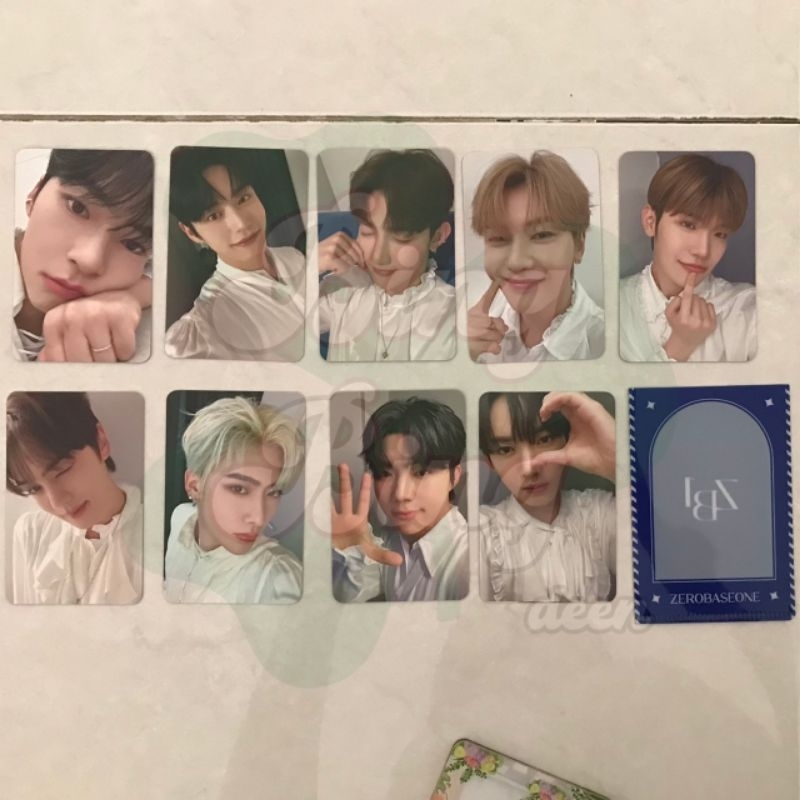 pc zb1 mini l holder blue photocard