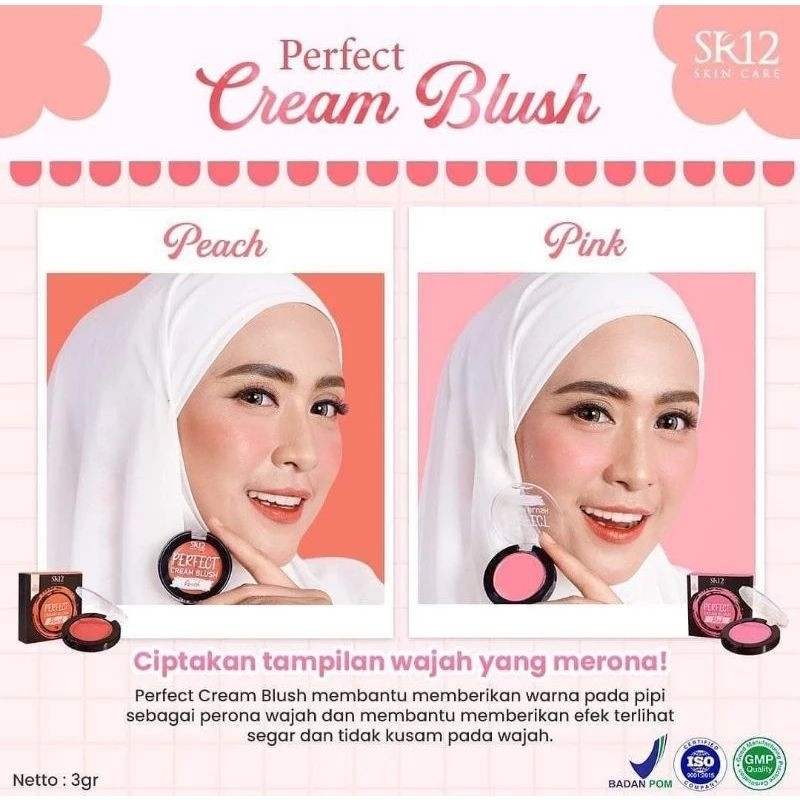 CREAM BLUSH SR12/BLUSH ON CANTIK SR12
