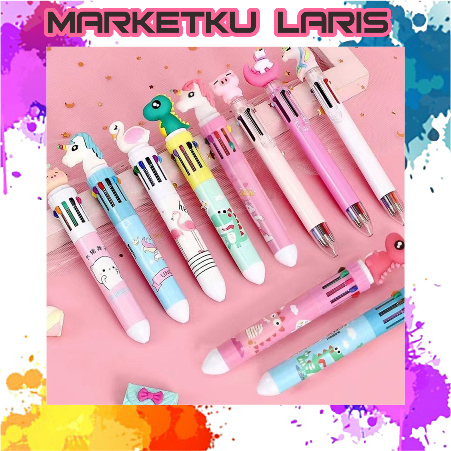 

MKL - bulpen 10 warna bermotif lucu/pulpen/pulpen anak anak S106