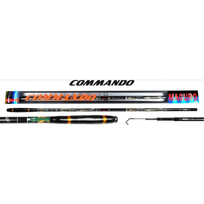 Joran Tegek MAGURO COMMANDO Carbon Pole | Ruas Panjang
