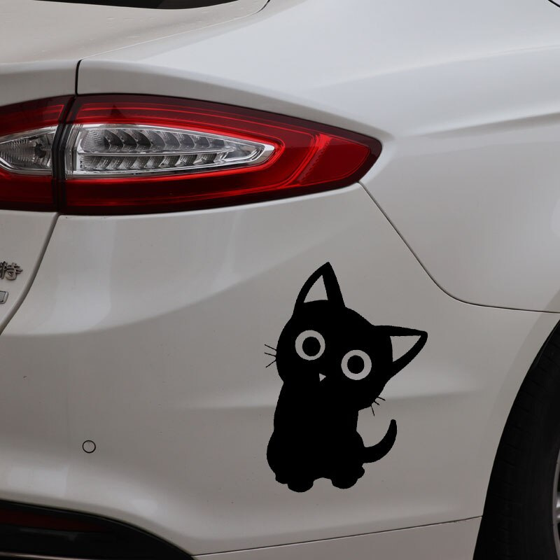 Stiker kucing lucu untuk mobil motor laptop dll
