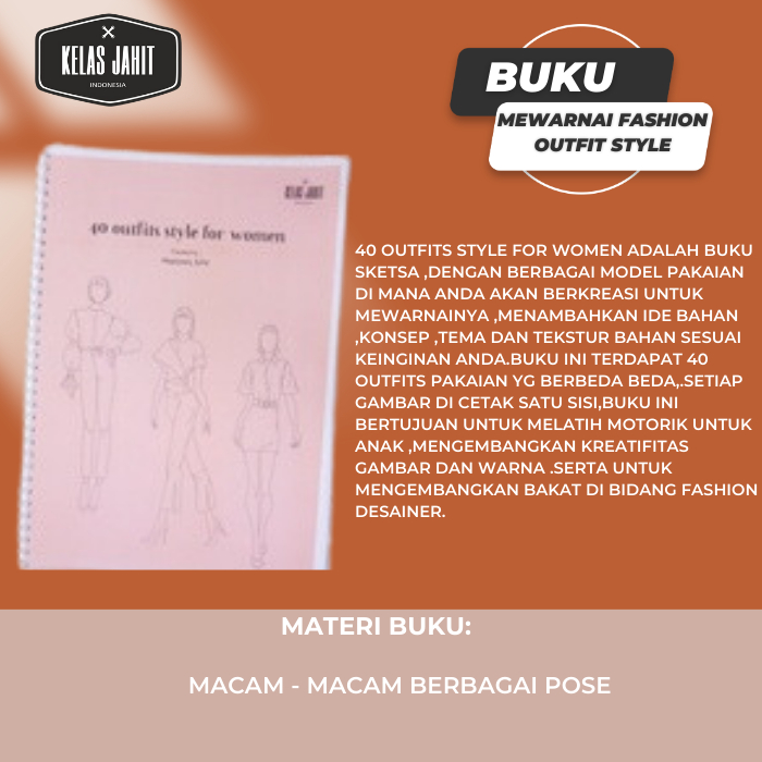 

buku mewarnai fashion outfit style