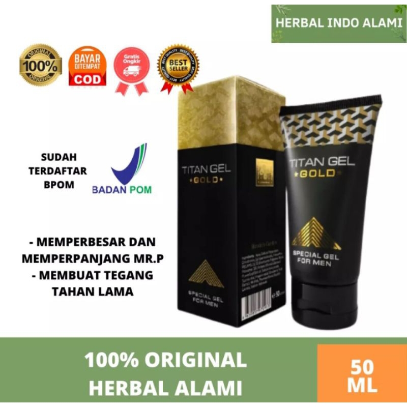 TITAN GELL GOLD PEMBESAR ALAT PRIA DEWASA