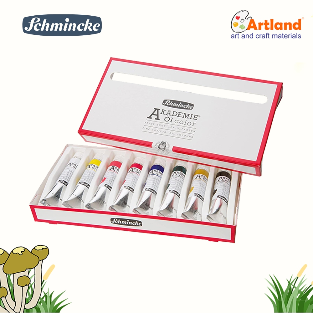 

Schmincke Akademie Oil Color Cardboard Set 8x60ml Tubes - 79011