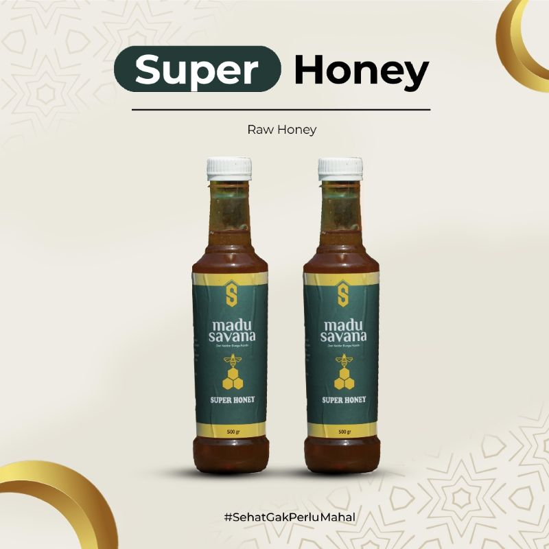 

Madu Savana Nektar Bunga Randu/Super Honey 100℅ Alami