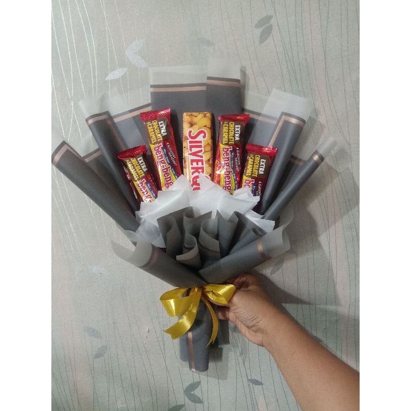 

buket Silverqueen besar / buket coklat / buket murah