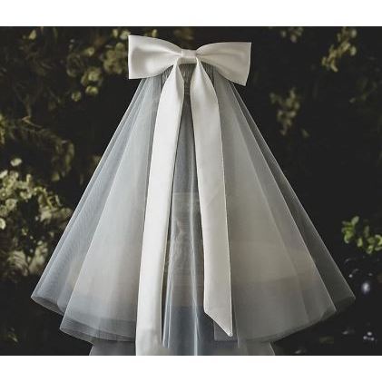 Veil Kerudung Pengantin Putih / Veil Bride / Kain Pengantin Hiasan Kepala