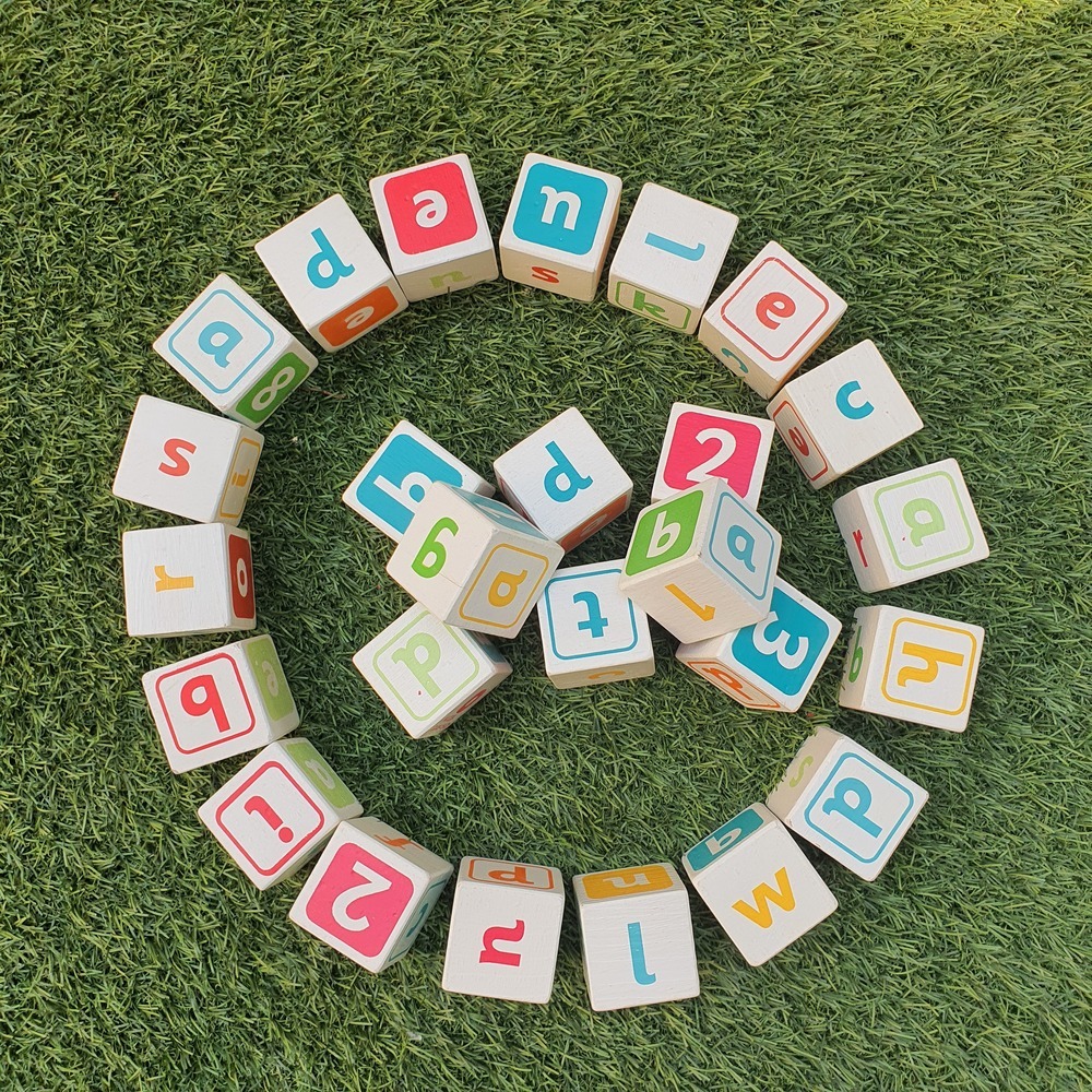 ELC Alphabet Wooden Blocks - Preloved