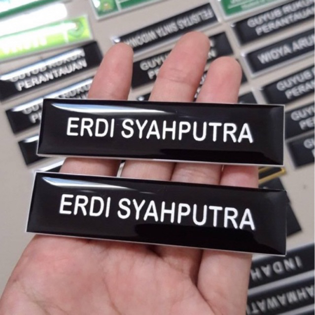 

PAPAN NAMA | Name Tag [ Peniti ]