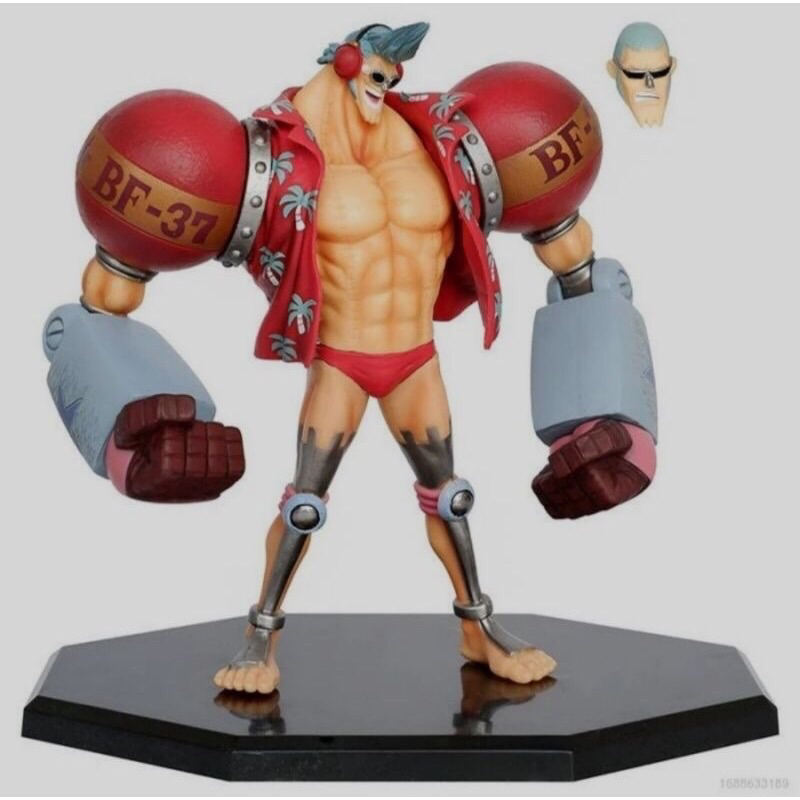 FIGURE ONEPIECE FRANKY CYBORG 2 KEPALA