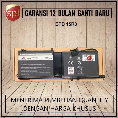 Baterai Dell 15 R3 Alienware 17 R4 17 R5