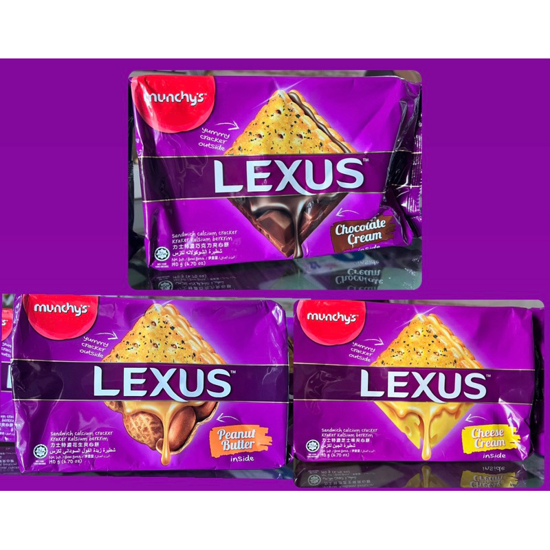 

MUNCHYS LEXUS SANDIWCH CRACKER 190G
