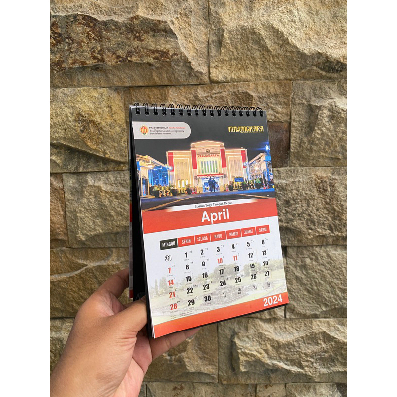 

Kalender Meja Custom / Kalender duduk A5