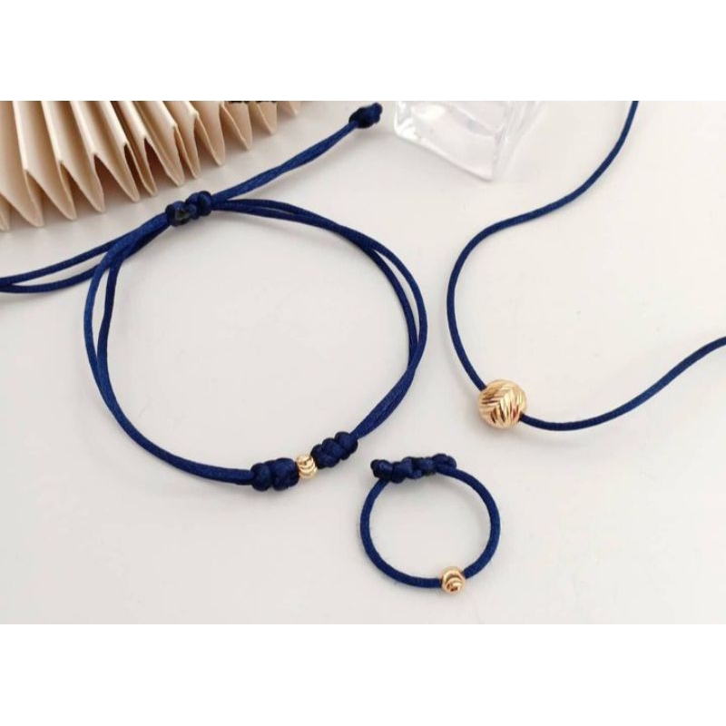 Kalung Tali Variasi emas 0,1gram//10karat Semar nusantara