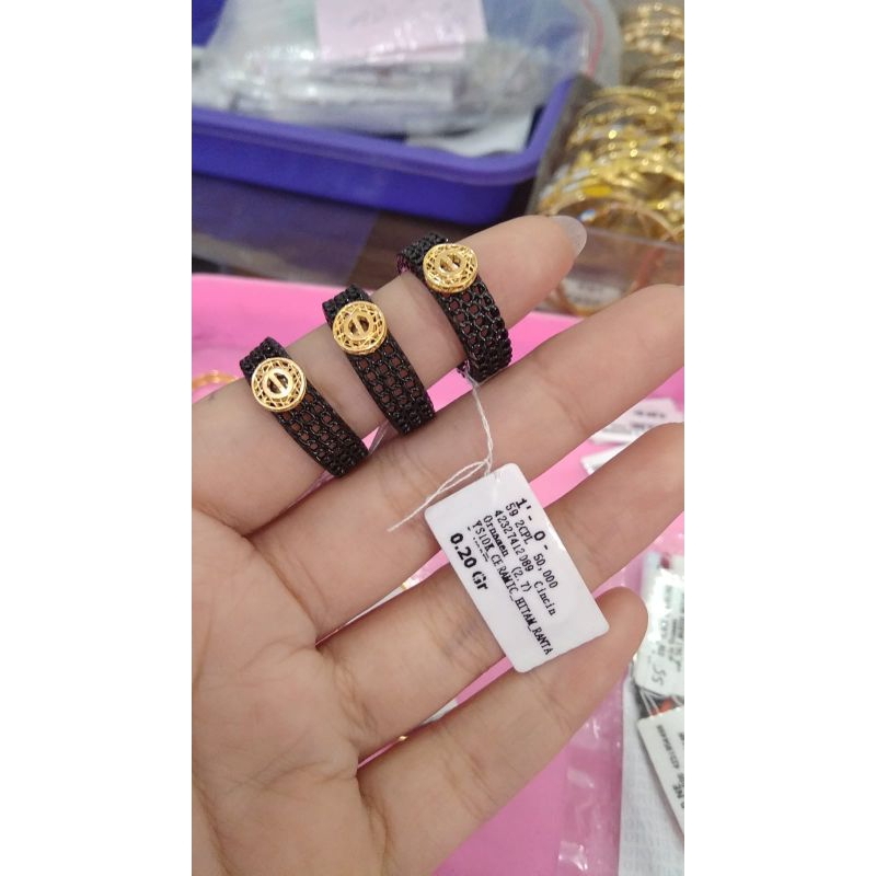 Cincin Keramik Bulat 0,2gram Semar Nusantara