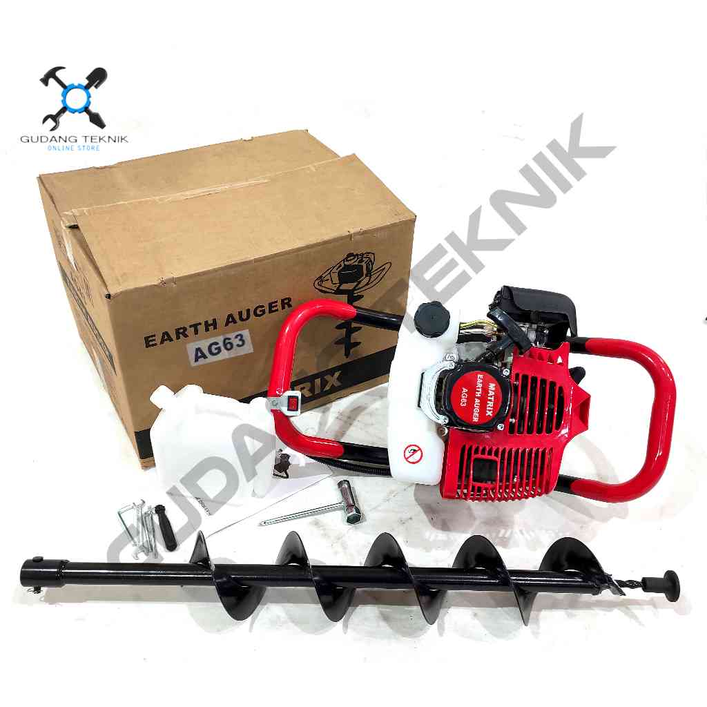 (MATRIX AG63) Mesin Bor Gali Tanah AG63 MATRIX 63cc / Engine Mesin Bor Penggali Lubang Tanah Biopori
