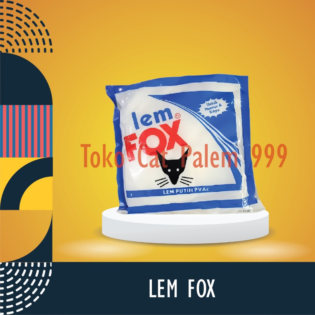 LEM FOX PUTIH SACHET 600 GR / LEM PUTIH FOX 600 GR / LEM SERBAGUNA