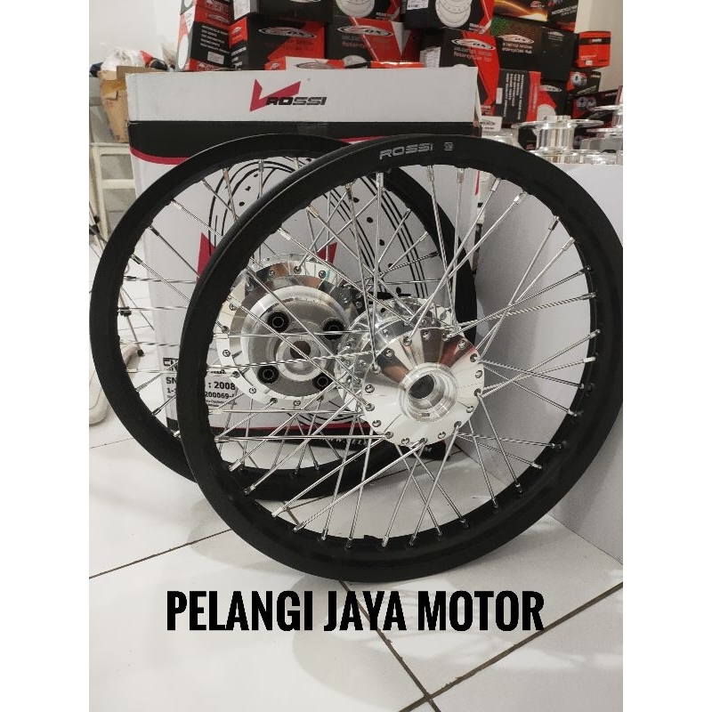Velg Rossi Honda GL 100 / gl 100 / Tromol set jari cakram depan Velg  Ukuran 160x185/18 plus rakitan