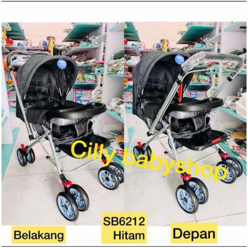 Baby stroller SB6212 SB 6212 reversible stir Spacebaby size xl