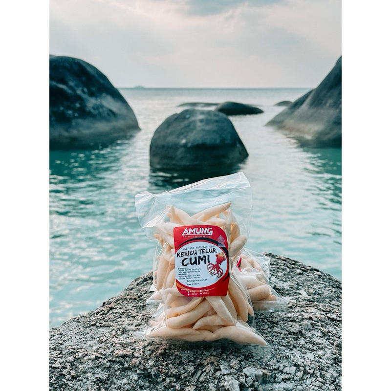 

Keritcu Telur Cumi dan Ikan 100gram Kerupuk Amung Oleh Oleh Khas Belitung