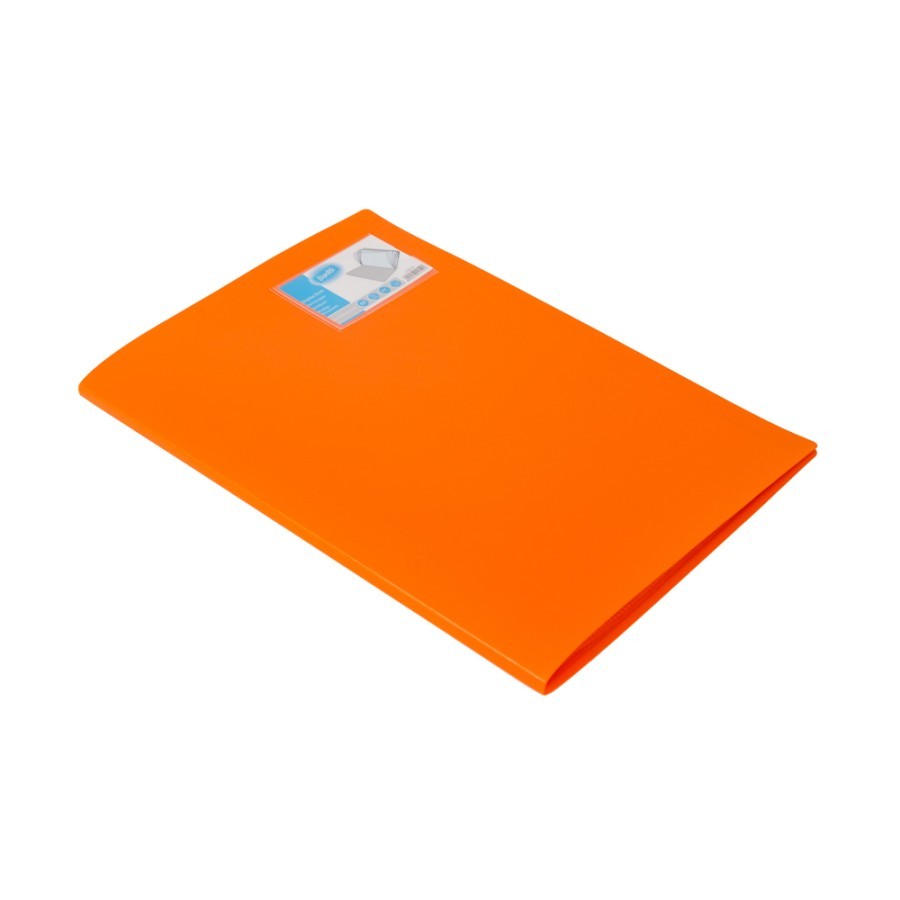 

Bantex Clear Holder Folio F4 20 Pocket Display Book Mango-Yellow