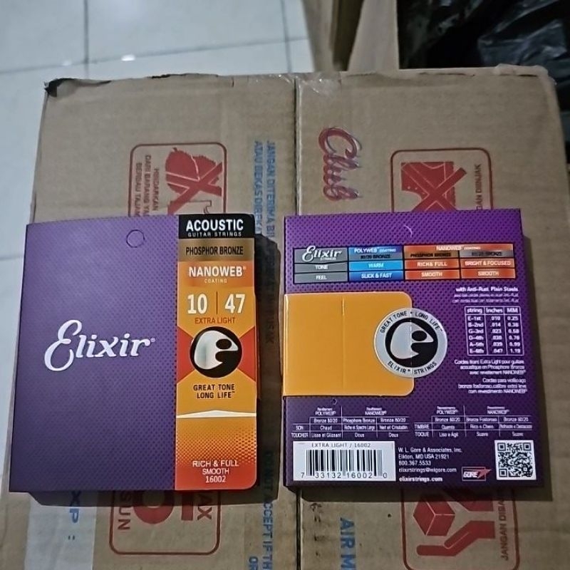 Senar Gitar Akustik Elixir