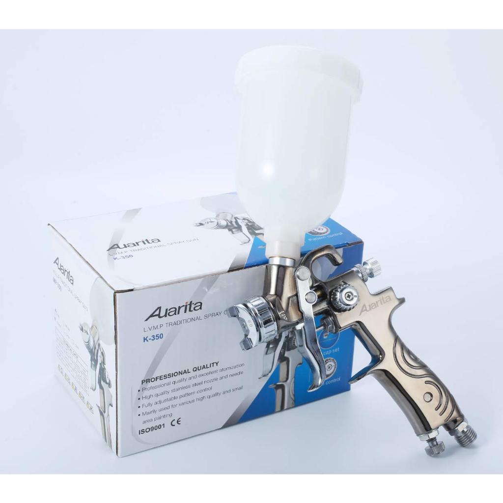 Spray Gun Auarita K350 LVMP ORIGINAL K-350 - Nozzle 0,8 - Nozzle 1,0 - Nozzle 1,2