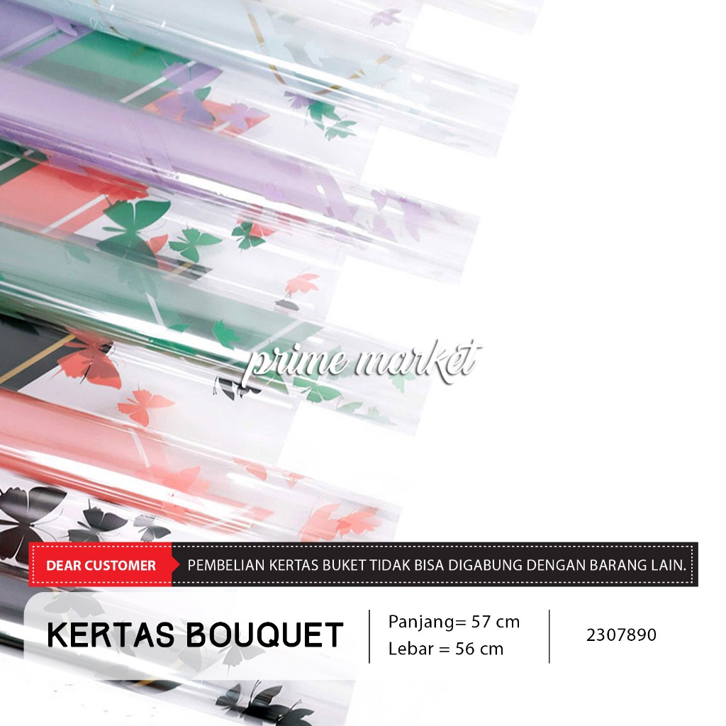 

Kertas Buket Motif Butterfly Buket Bunga Flower Wrapping Kertas Bunga Kupu Kupu Flower Paper Cellophane (2307890)