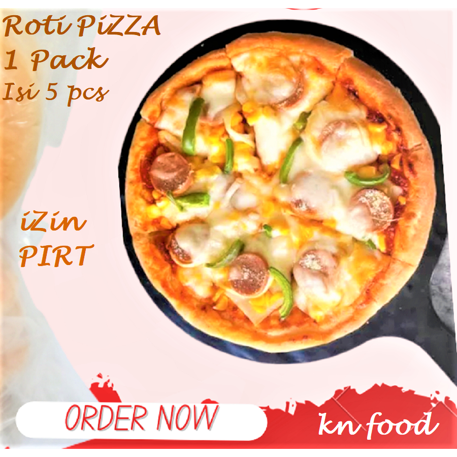 

Roti Pizza 1 Pack isi 5 lembar dough pizza Roti Pizza Lembut isi 5 buah