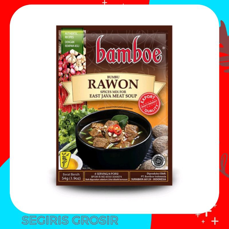 

Bamboe Bumbu Instant Rawon 54G