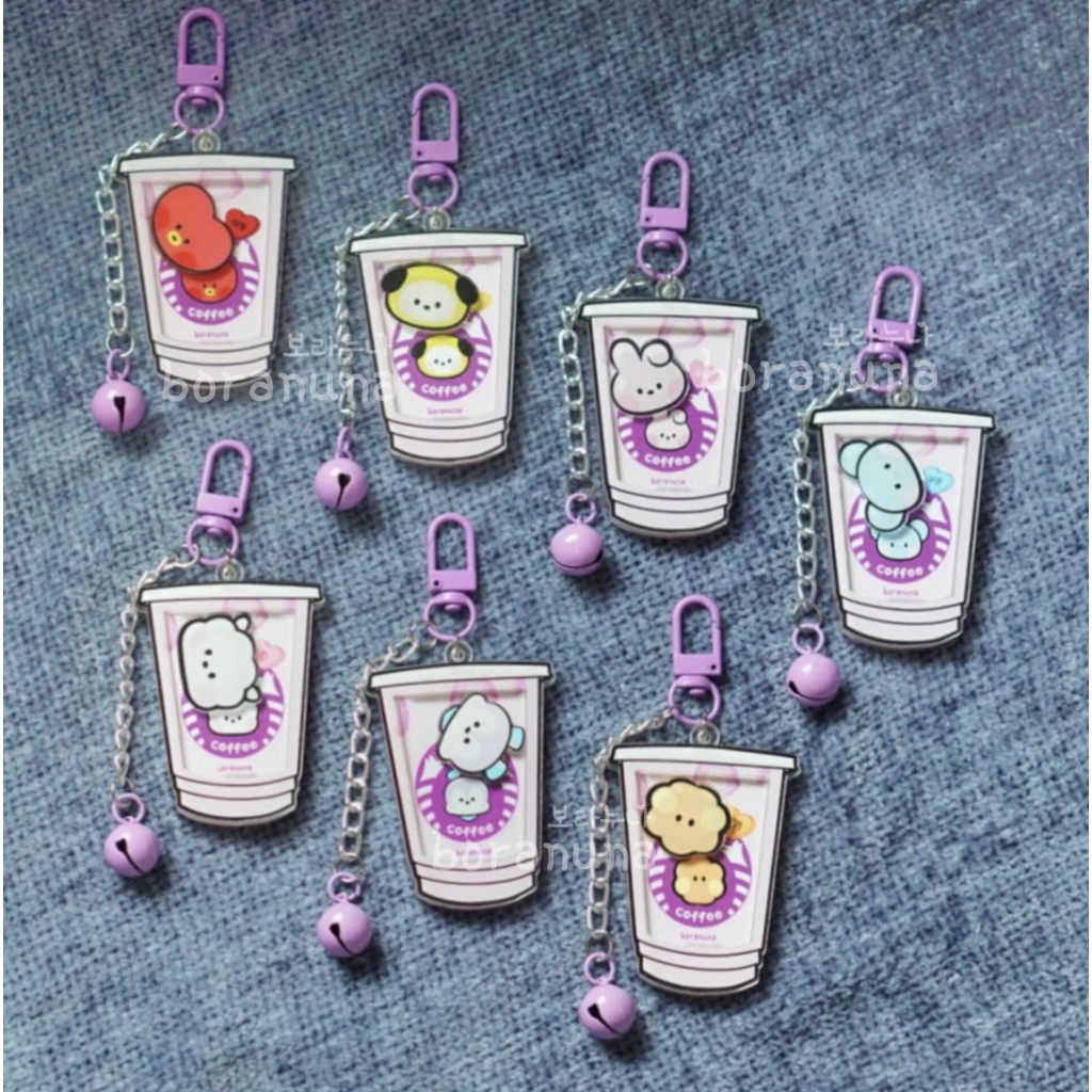 MININI 3D SHAKE KEYCHAIN/KEYCHAIN BT21