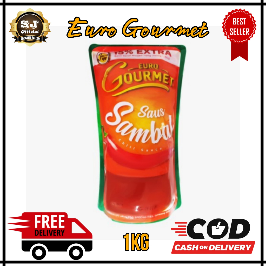 

SAUS SAMBAL EURO GOURMET KEMASAN 1KG / CHILI SAUCE
