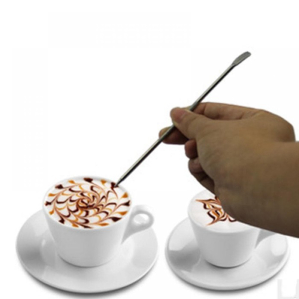 

Pena Kopi Latte Pen Coffee Cappuccino Latte Art Pen Stainless Steel Berkualitas