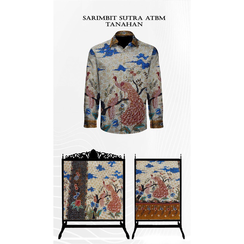 Kain Sarimbit Couple Batik Tulis Sutra Atbm Exclusive - BNS004