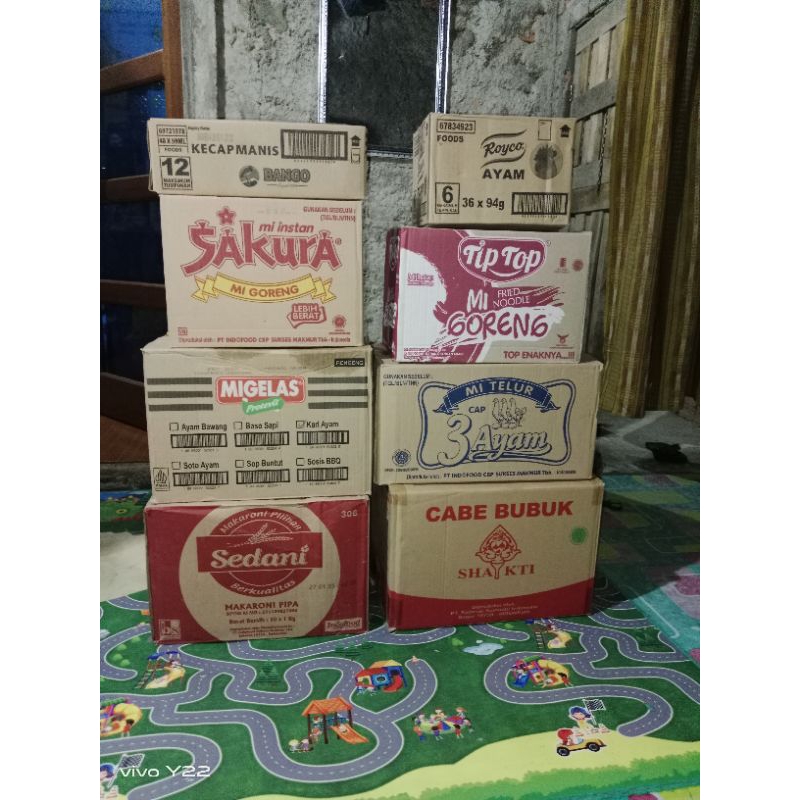 

Kardus bekas mi sakura