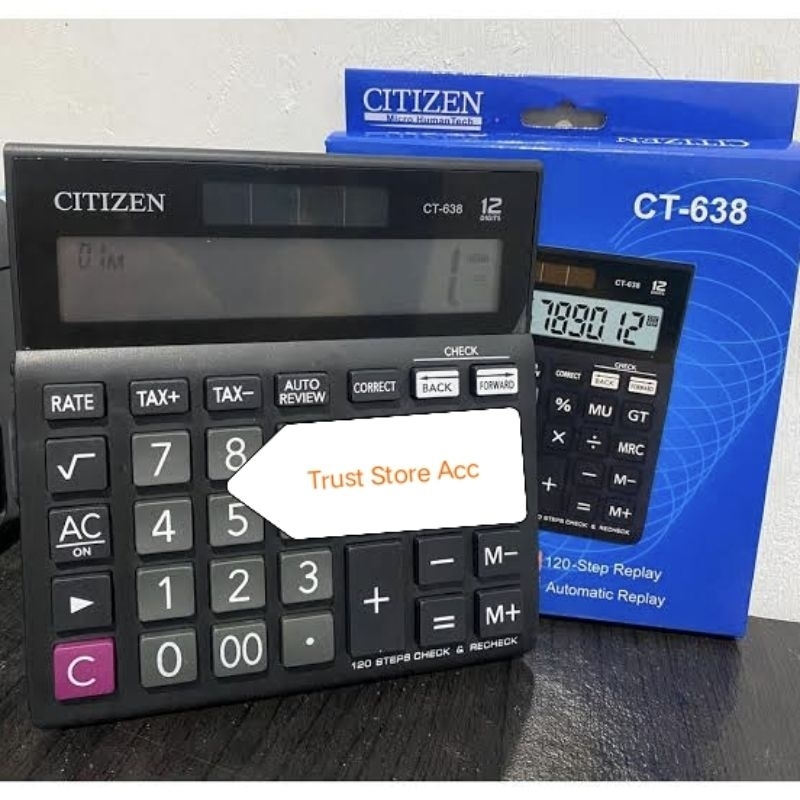 

Kalkulator 12 Digit Citizen CT 638