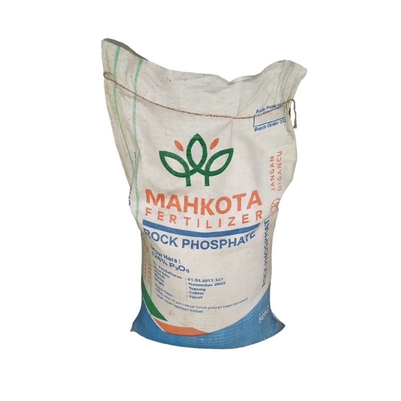Pupuk Rp Rock phospat mahkota fertilezer 1 kg
