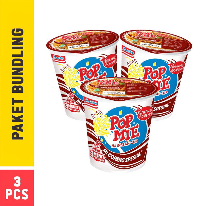 

Pop Mie Goreng Special 80g (Bundling isi 3 pcs)