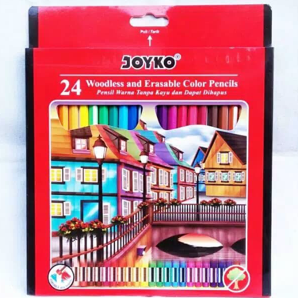 

Kirim Sekarang Joyko Pensil Warna 24 Color CP-115 | Joyko Pensil Warna Bisa Dihapus