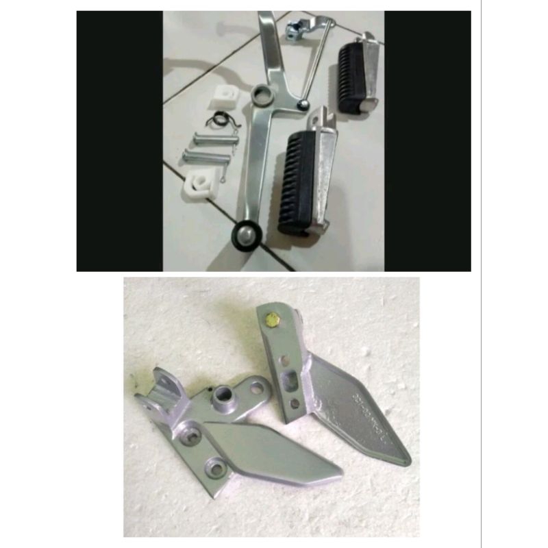 Paket Dudukan Step Depan Vixion Old Step Injakan Kaki Depan Vixion Old Plus Operan Gigi Porseneling 